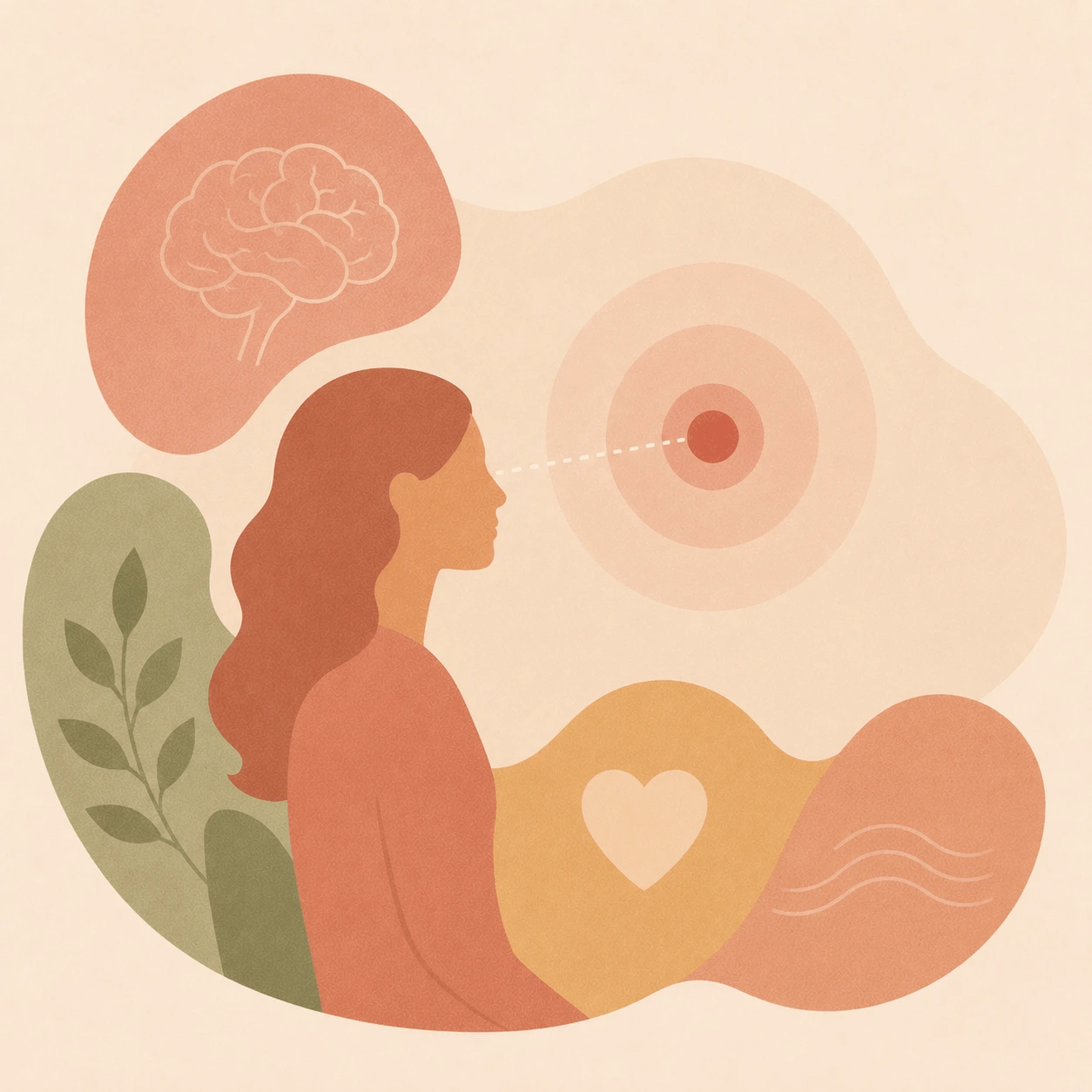 Ilustração da abordagem Brainspotting